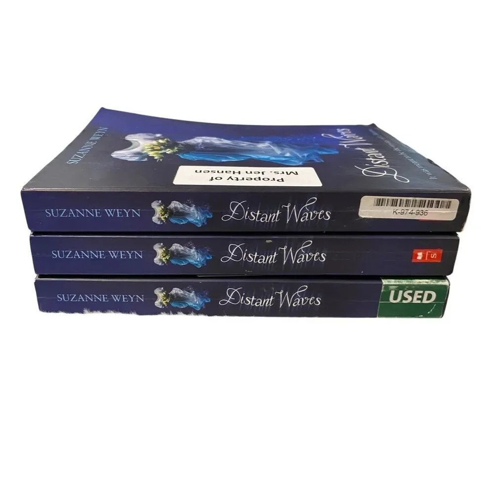 Lot Of 3 Distant Waves Suzanne Weyn Titanic Novel Paperback YA Fiction School
